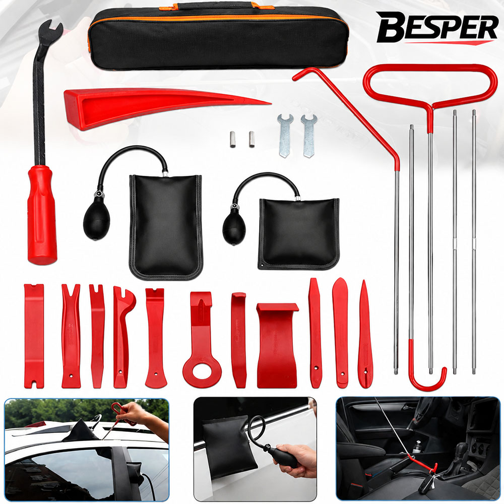 Dent Repair Puller - 43/25/17Pcs Car Air Wedge Pump Locksmith