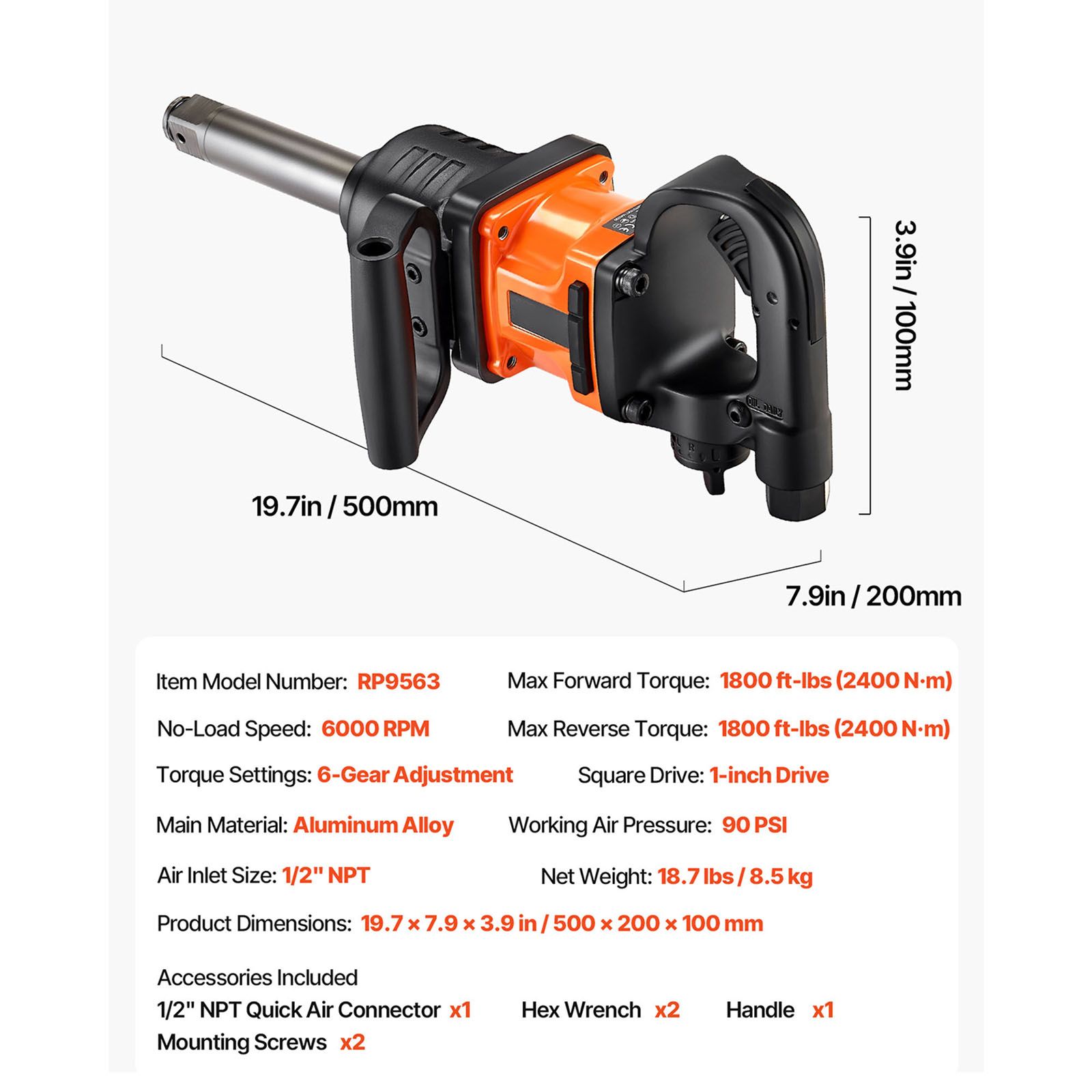 1 Inch Air Impact Wrench, Up t - Pneumatic Impact Wrench review and price